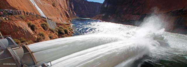Glen Canyon Dam high flow release photo